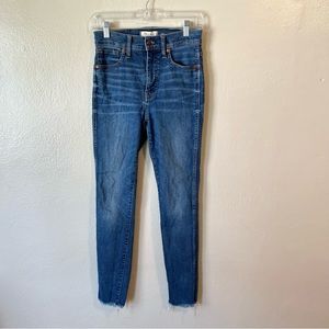 Madewell 10” High Rise Skinny Jeans size 26‎